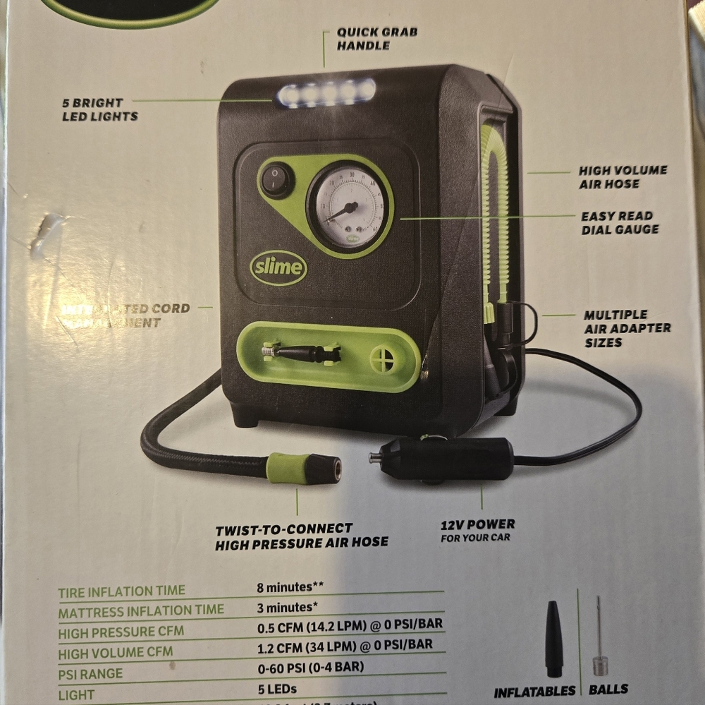 Slime Cordless Multi-Purpose Inflator - Picture 3 of 4